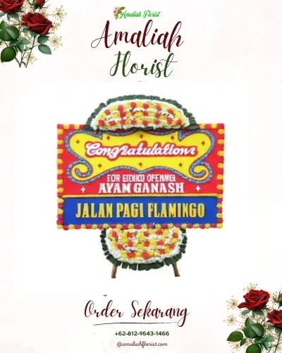 Bunga Papan Congratulation di Kramat